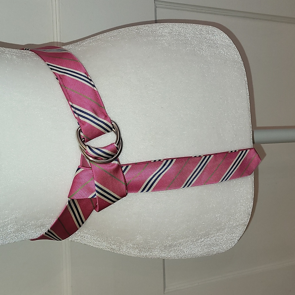 J. Crew silk preppy belt (Size: S/M)